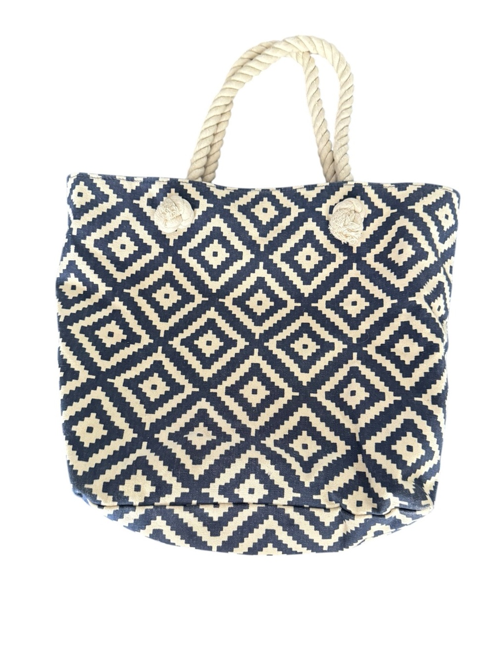 Summer & Rose Navy Diamond Tote in